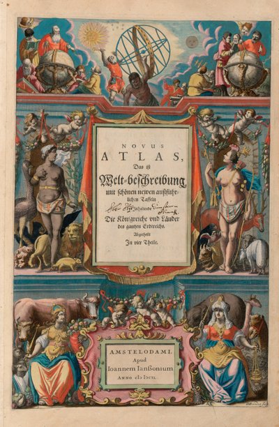 Nuevo atlas de Jan og Jodocus Hondius Janssonius